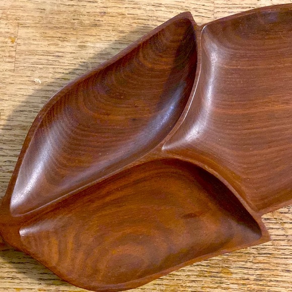 Midcentury leave tray. Beautiful wood. - Picture 4 of 10